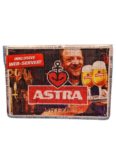 Astra bier deko postkarte - bier,