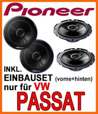 Pioneer Lautsprecher für VW Passat 3B 3BG BOXEN EINBAUSET VORNE+HINTEN KOMPLETT