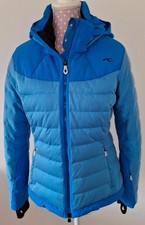 Lasse Kjus Damen Ski Premium Down Daunenjacke blau Ladies Snowray Jacket Gr. 38