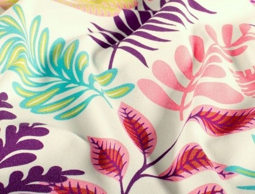 Jersey blumen - 0,50,