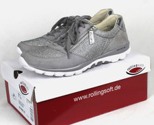 Rollingsoft by Gabor Glamour HT/Samt Sneaker Damen Gr.41 (UK-7,5) neuwertig