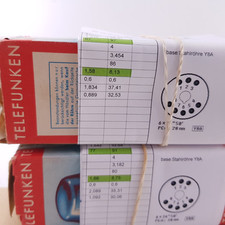 2x ECL11 TUBE. TELEFUNKEN