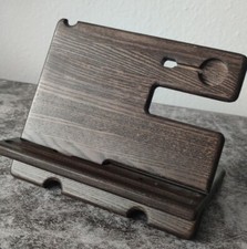 Handyhalter  Holz Smart Watch Halter Nachttisch Organizer Büro Smartphone 