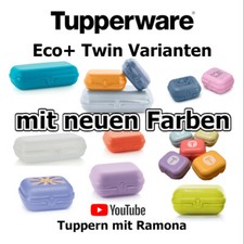 Tupperware Eco+ Twin Box Varianten Twins, Brotdose, Lunchbox, Snackbox neu/OVP