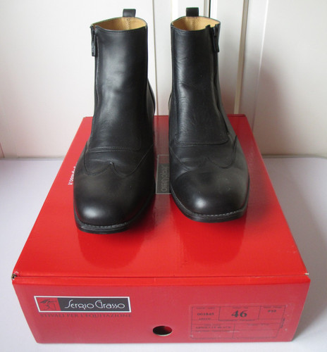 Schwarze leder 46 sergio - 46,