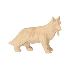 Mini - Schäferhund aus Holz