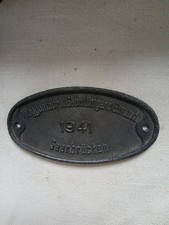 Waggonschild Gebr.Lüttgens