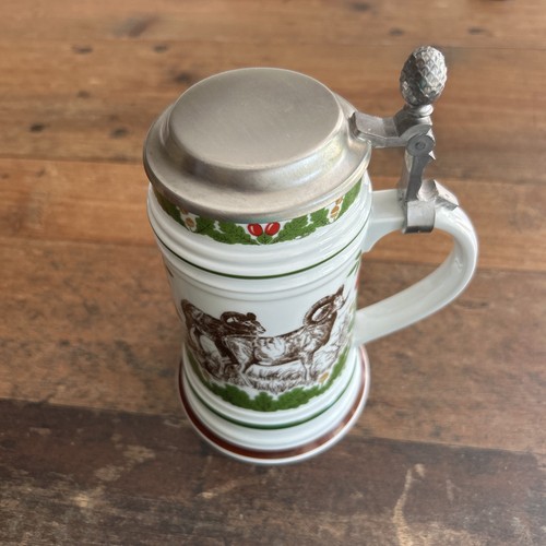 Bierkrug freiberger porzellan - bierkrug,