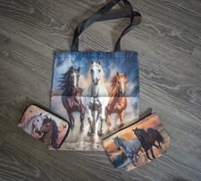 Horses-Set Stofftasche