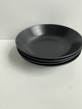 4 x IKEA DINERA Suppenteller Schwarz 13900 NEU