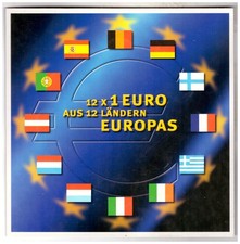 12 x 1 Euro Münze aus 12