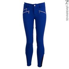 BR 4-EH Kinder Reithose Parrot mit Kniebesatz mit Silikonen in Indigo Gr. 128 Z