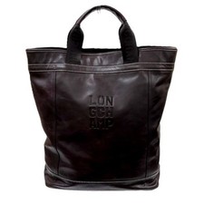 Longchamp Tote Bag Handtasche aus braunem Leder