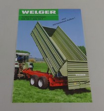 Prospekt Welger Tandem-Dreiseitenkipper EDK 135 T  / 140 T Stand 09/1994