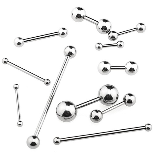18g 14g zunge piercing - zunge,