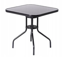 Gartentisch Glas Alu Aluminium