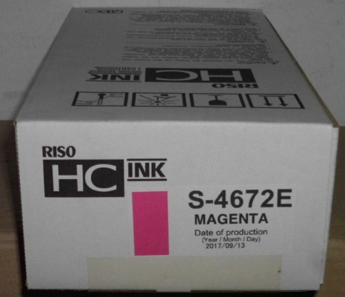 Riso 4672e ink magenta hc - riso, s-4672e