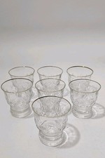 6 Likörgläser Kristallglas