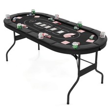 8 Player Foldable Poker Table