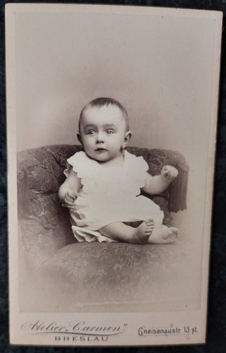 Cdv foto breslau atelier - foto,