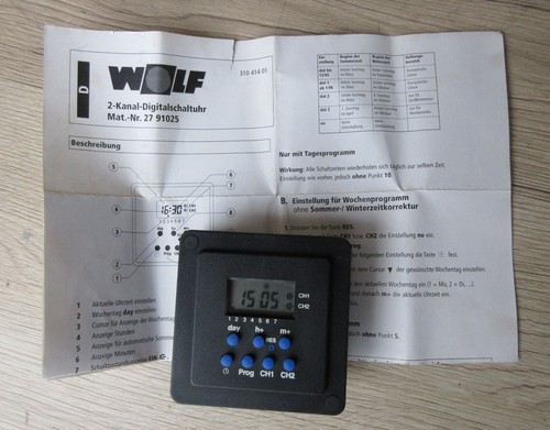 Wolf schaltuhr r11 - wolf, r16