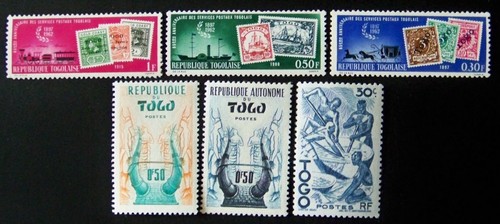 Togo briefmarken postfrisch - 7,