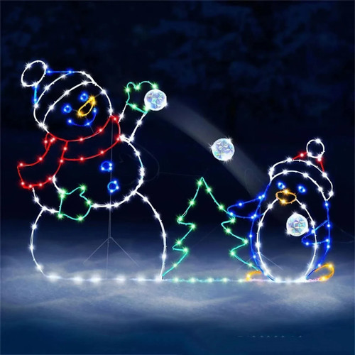 Animiertes schneeballlicht led - schneeballlicht,