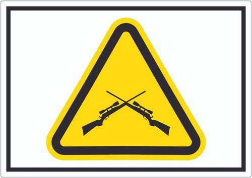 Vorsicht schusswaffengebrauch - vorsicht,