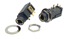 2x Klinkeneinbaubuchse 6,3mm