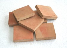 1 Stk Ziegelfliesen Cotto Bodenplatten rot 10x10cm - historische Fliesen Ziegel