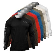 GASP Throwback LS Tee Langarm T-Shirt Longsleeve Bodybuilding Gym Wear Fitness