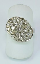 Moderner Damenring 14 Karat Weißgold ca. 1,10 ct. Brillanten Diamanten Nr.1650♦️