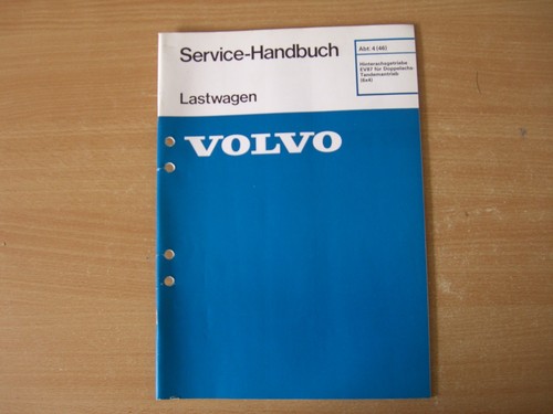 Werkstatthandbuch volvo truck - werkstatthandbuch,