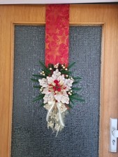  Türkranz Weihnachten Weihnachtskranz Adventskranz Deko für Tür