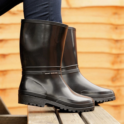 Neu schwarze gummistiefel - neu,