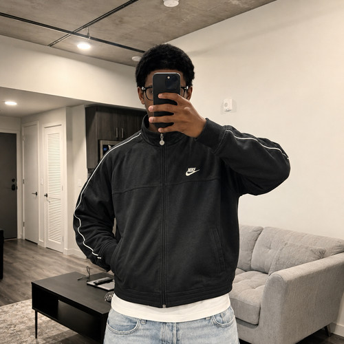 Nike vtg trackjacket - nike,
