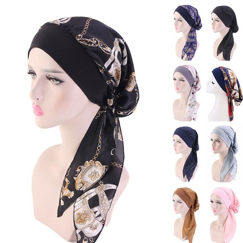 Graues kopftuch turban hut - graues,
