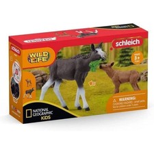 Schleich 42603 - Wild Life - Elchkuh mit Kalb