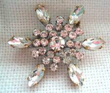 Strass Brosche --- Weihnachten- Weihnachtsstern -  W 148  Gablonz/Böhmen