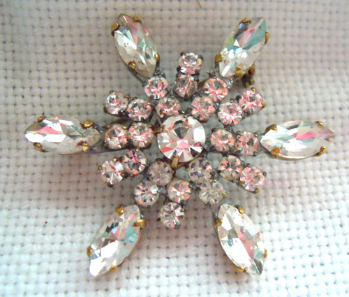 Strass brosche - brosche, ---