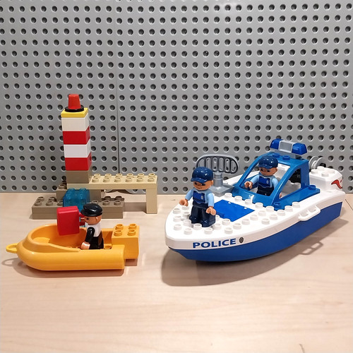 Lego duplo polizeiboot groß - duplo,