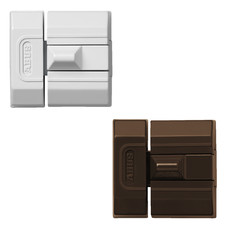 Abus SR30 Türzusatzsicherung/Schieberiegel Farbe Weiss oder Braun