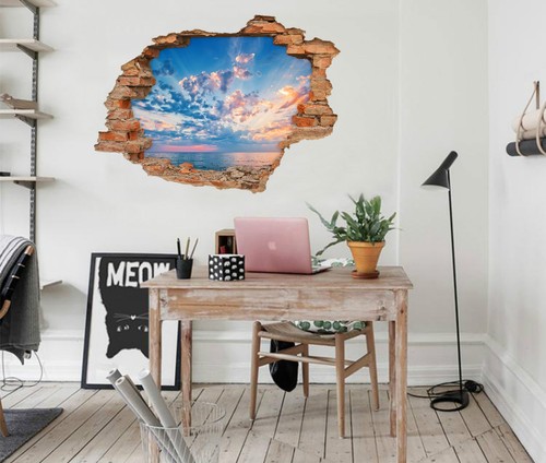 Sky wolken 534 mauer murals - 3d,