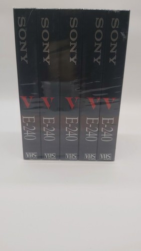 Sony 240 vhs 5er - vhs, leer