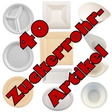 Einweggeschirr Zuckerrohr