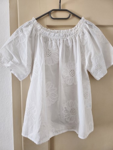 Bluse shirt weiß - bluse, 🌷