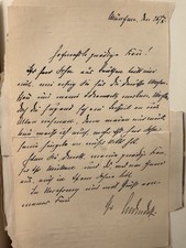 Erich Ludendorff Brief Zeitzeugnis Signiert Original RAR 1920er Autogramm 