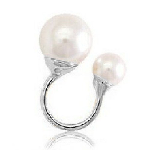 Doppel perlen ring - doppel,