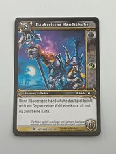 World of Warcraft TCG Einzelkarte Räuberische Handschuhe bespielt
