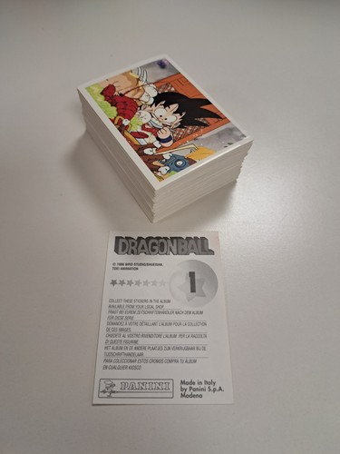 Dragonball panini sticker 1999 - dragonball,